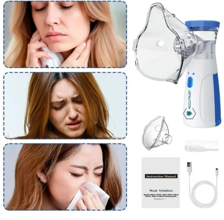 Portable mesh nebulizer