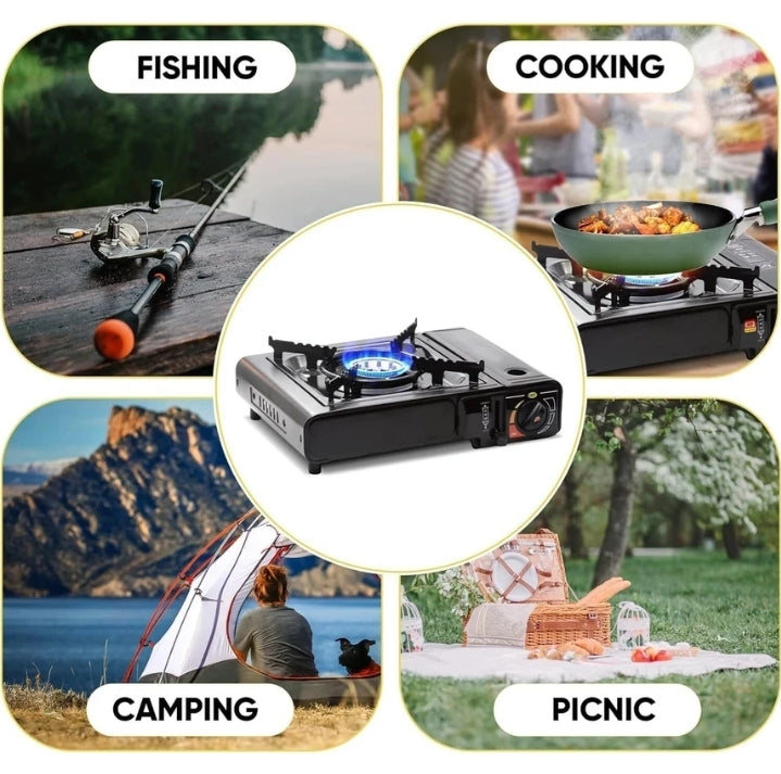 Portable Camping Stove with Carrying Case