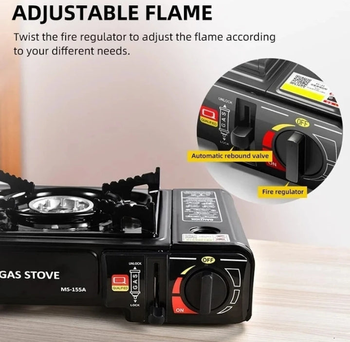 Portable Camping Stove with Carrying Case