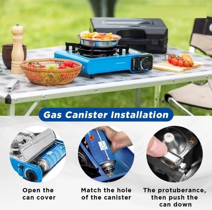 Portable Camping Stove with Carrying Case
